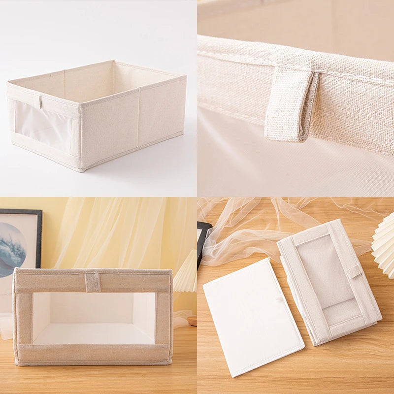 1Pcs Foldable Boxes Pants Storage Box Clothes Organizers of Cabinets and Drawers Fabric  for Bedroom Wardrobe Organization Home