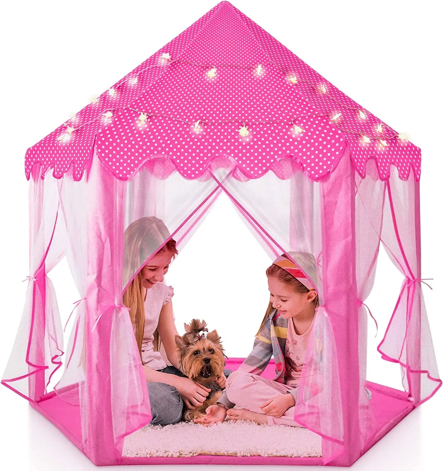 Large Kids Play Tent Princess Castle for Indoor and Outdoor Games Children Playhouse Ball Pit for Toddler
