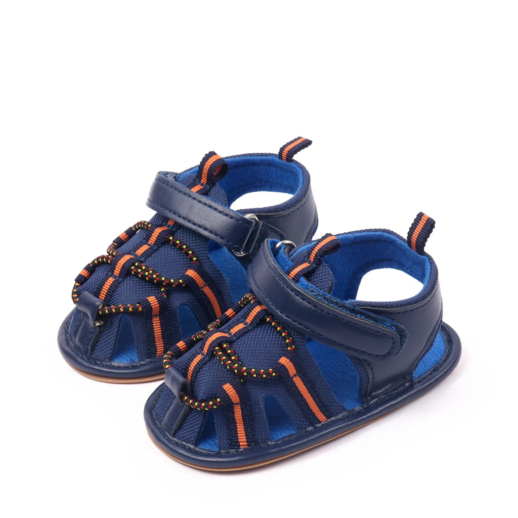 Spring And Aummer New Baby Shoes For Boys And Girls; Infant Cute Sandals With Anti-slip Rubber Soles For Llearning To Walk