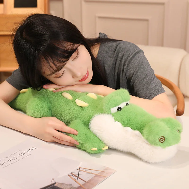 Soft Stuffed Animal Crocodile Doll Plush Toy Decorated  Plush Toy Pillow  Cartoon Crocodile  Birthday Gift For Children