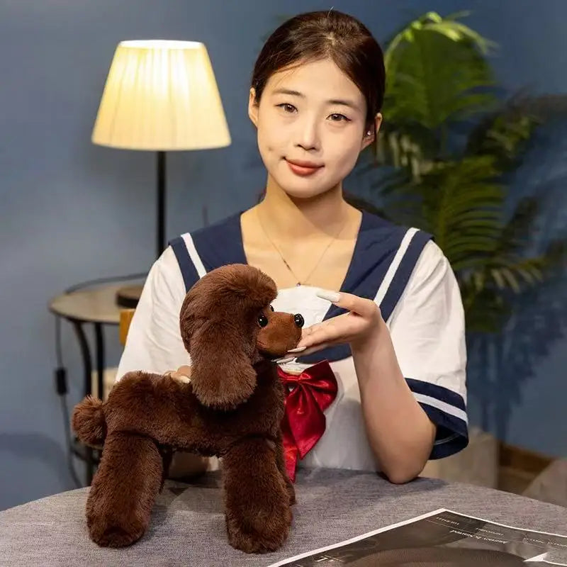 New 20/32cm Long Leg Poodle Doll Stuffed Plush Toy Handmade Doll Cartoon Anime Cute Pillow Children's Birthday Gift Fun Doll