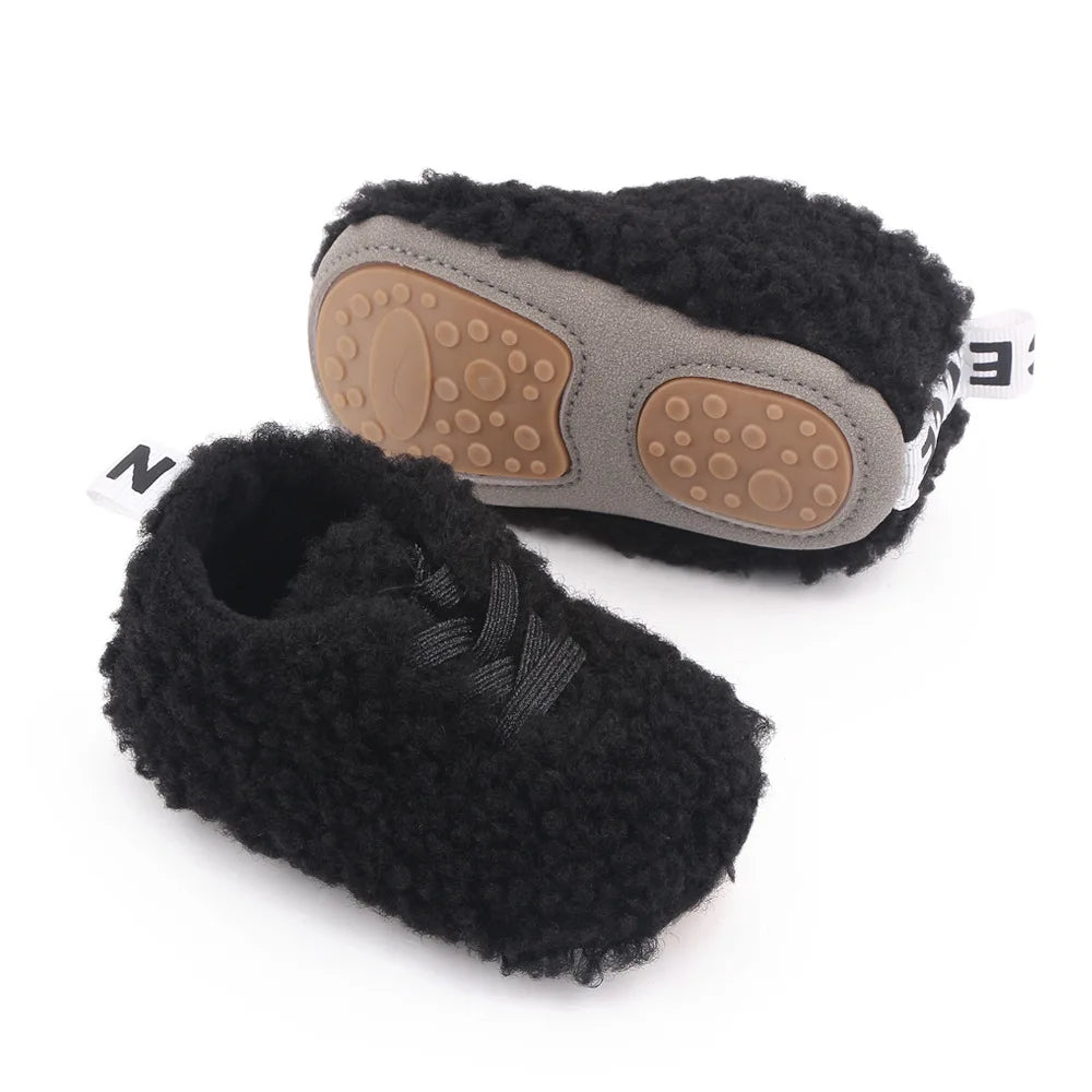 Baby Winter and Autumn Style Multiple Choices High Quality Soft Cotton Warm and Plush Toddler Shoes Anti-slip Sole Prewalking