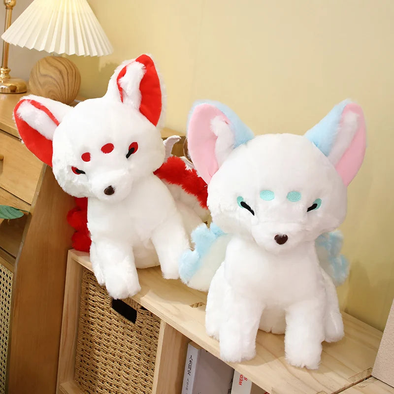 Cute And Creative Plush Toy Fox With Nine Tails, A Pillow Inspired By The Classic Of Mountains And Seas Mythology, A Nine-tailed
