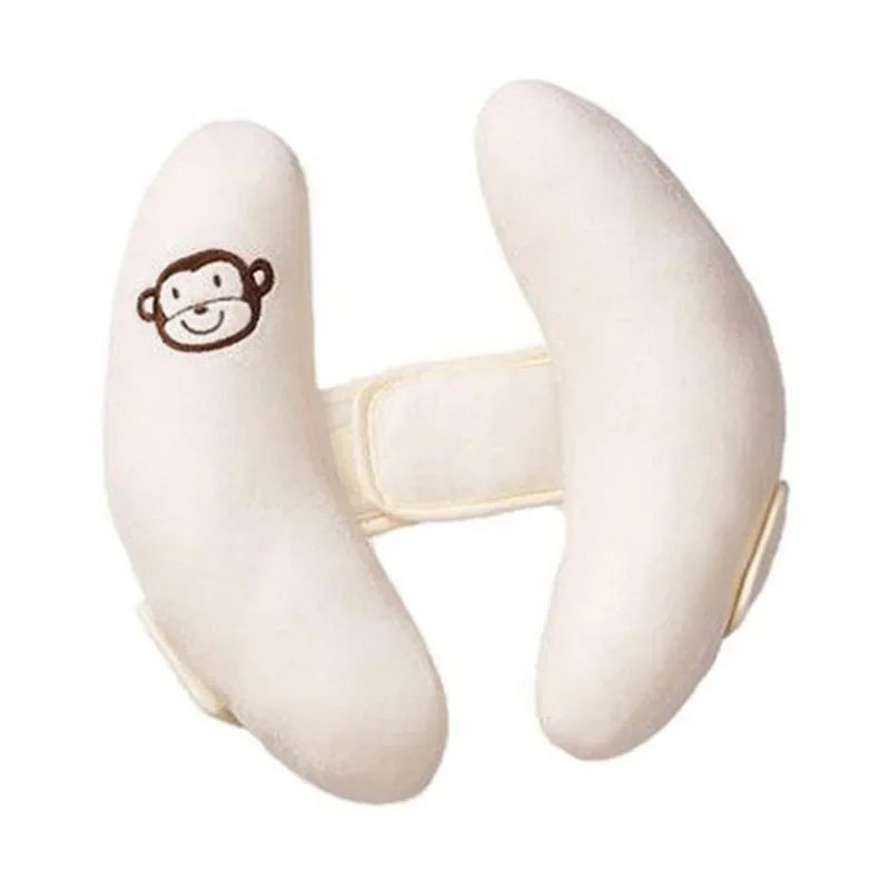 Baby Head Shaping Pillow Protects Cervical Neck Banana Pillow Seat Pillow Anti Deviation Head Baby Pillow Soft
