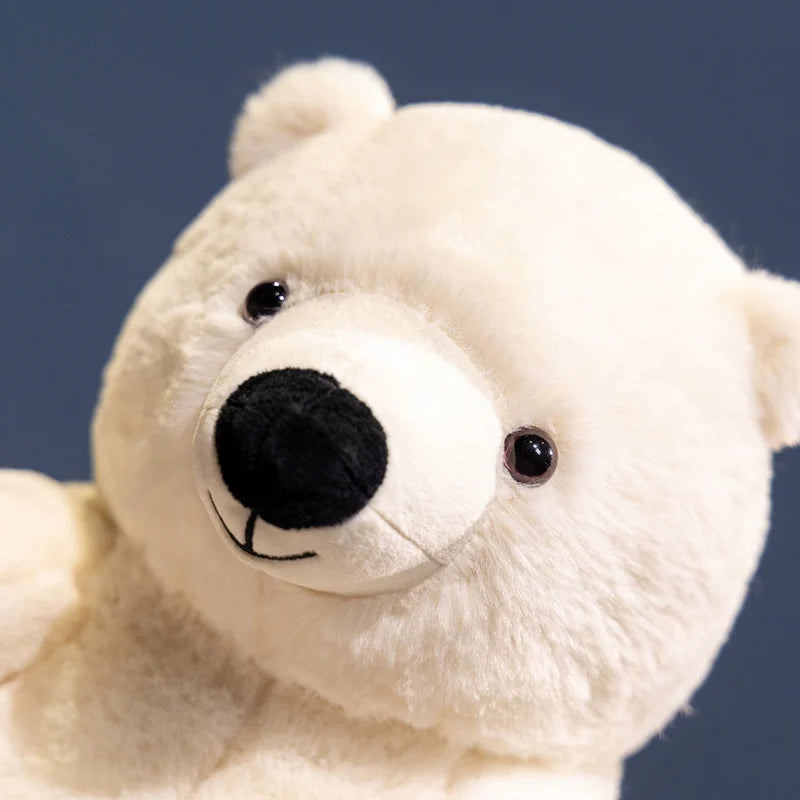 Hot 30cm Imitation White Bear Plush Toys Soft Catoon Stuffed Dolls Kawaii Animals Plush Toys Girls Boys Companion Sleeping Toys