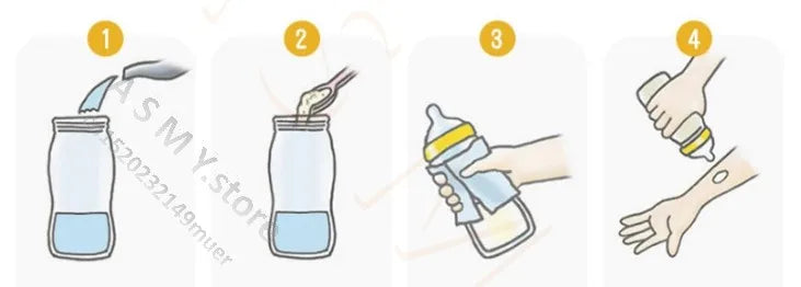 Anti-flatulence newborn glass bottle / wide mouth eccentric nipple anti-breastfeeding bottle / 150ML210ML glass bottle