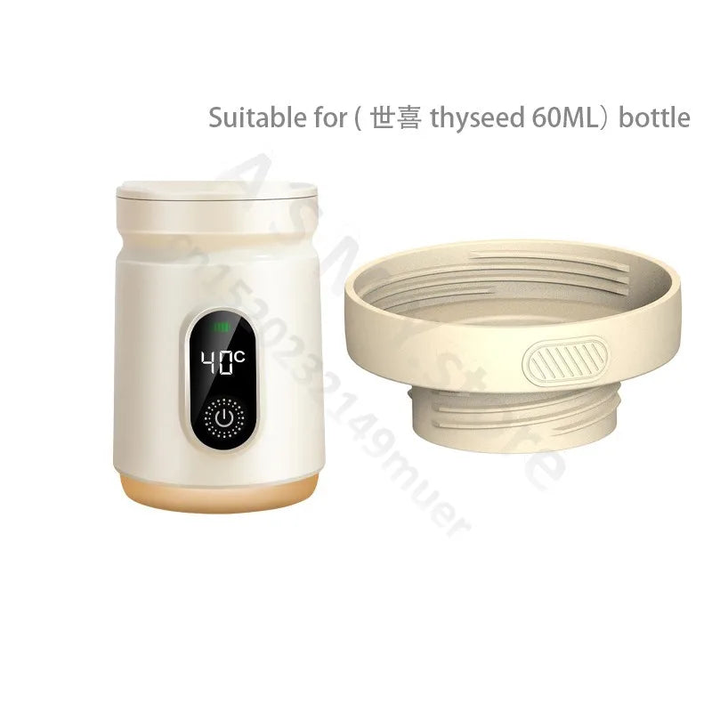 Cxinyoup portable breast warmer with constant temperature/wireless baby formula dispenser for outdoor use/warm milk mixer