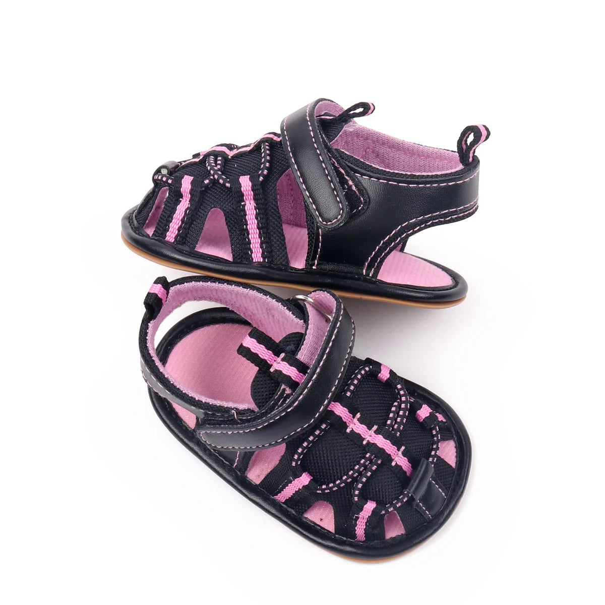 Spring And Aummer New Baby Shoes For Boys And Girls; Infant Cute Sandals With Anti-slip Rubber Soles For Llearning To Walk