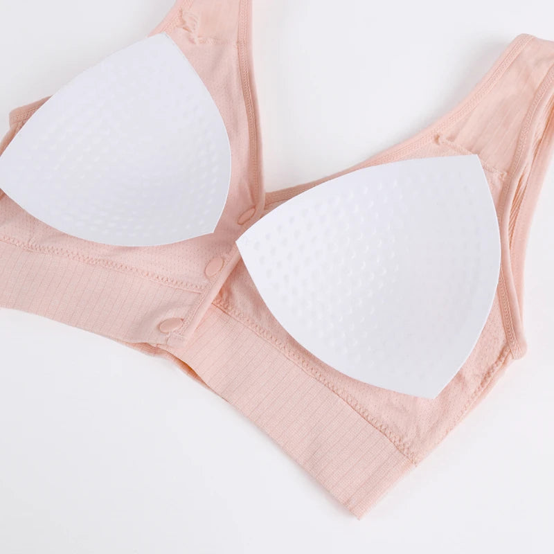Soft Breastfeeding Bra 3D Structure Support Seamless Pregnant Women Sleeping Bra Maternity Underwear Wireless Gather Nursing Bra