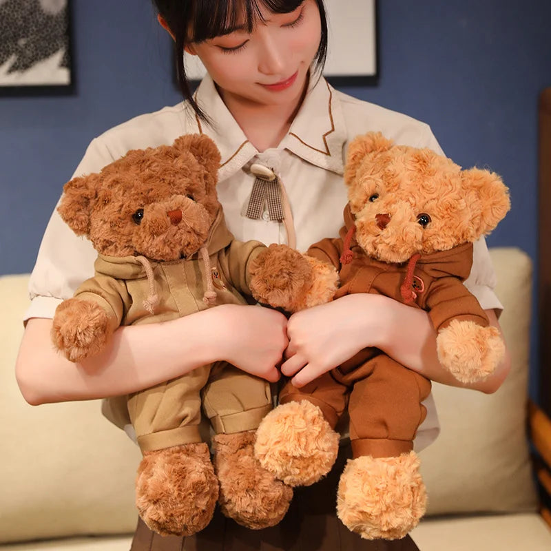 Cute Cartoon Motion Bear Plush Toy 38/50cm Stuffed Animal Doll High Quality Birthday Gift Party Favor for Kids