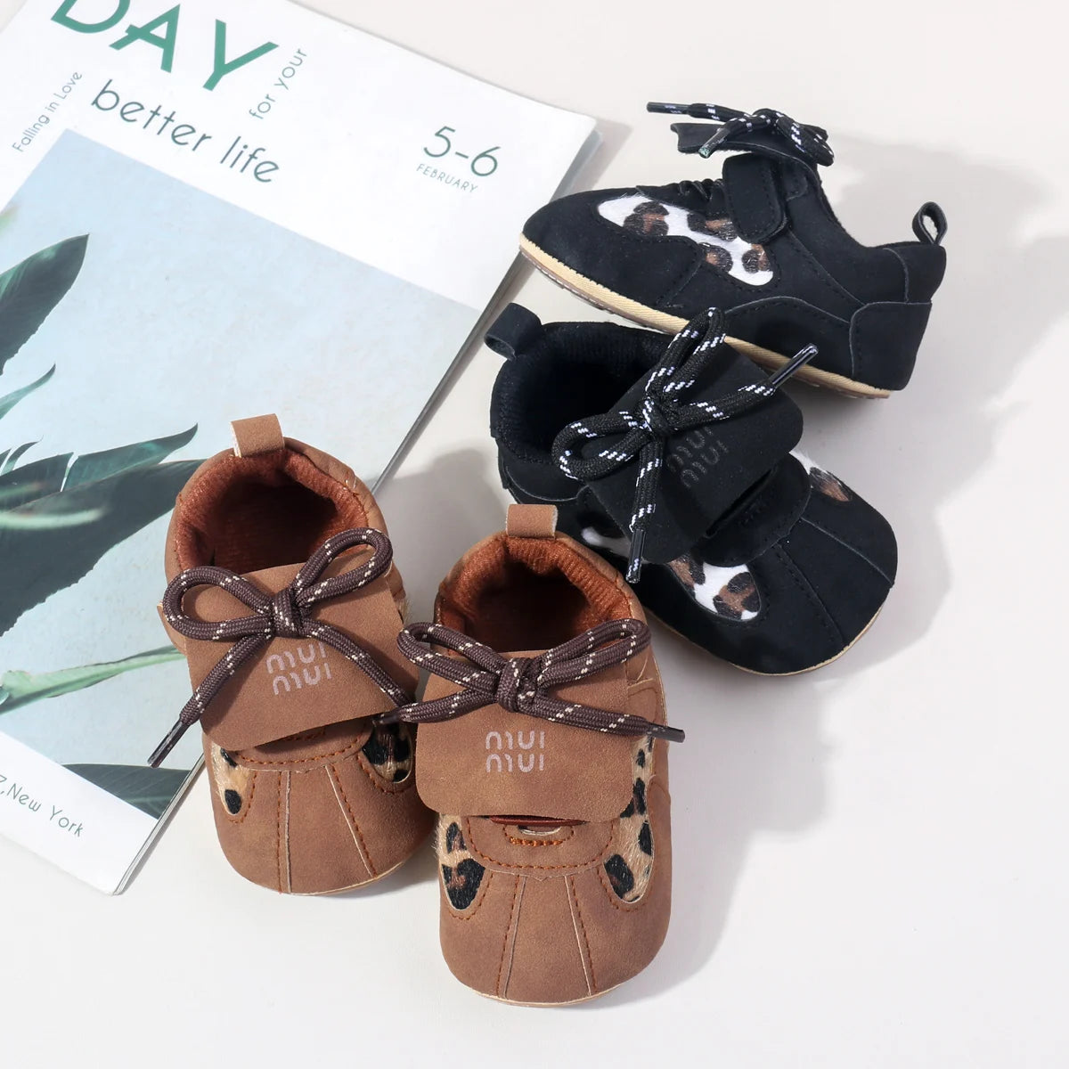 Hot-Selling Leopard-Print Stylish Baby Shoes For Spring And Autumn Casual Shoes Boys' And Girls' Children's Toddler Shoes