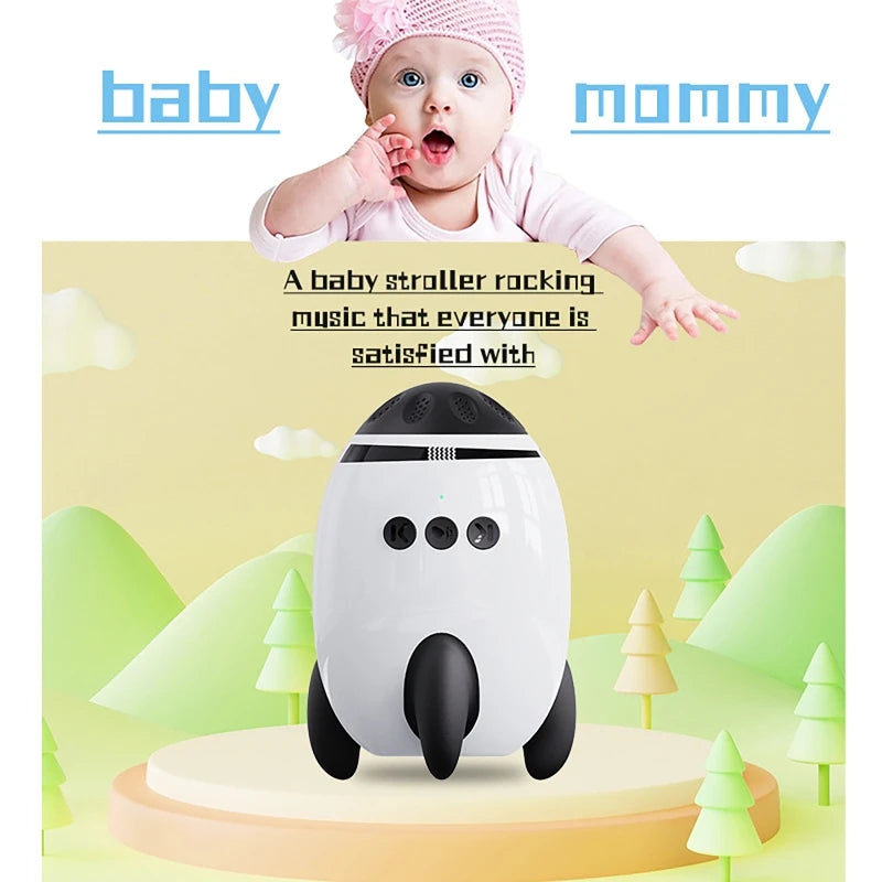 Baby Stroller Rocker Sound Machine Portable White Noise Sleep Aid Vibrating For Baby Soothing Natural Sounds Bluetooth Speaker