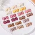 20Pcs/set Baby Safe Hairpins Mini Bows Hair BB Hairclips Candy Color Hairgripes Children Lovely Hair Accessories