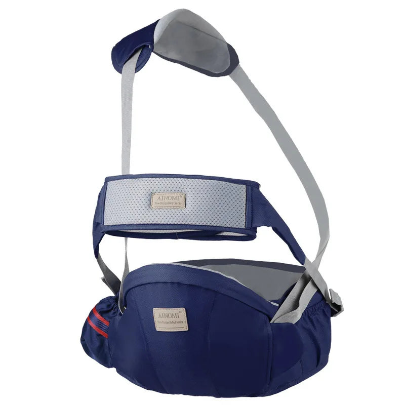 Non Slip Infant Hip Seat Baby Waist Stool With Adjustable Sling Support And Ventilated Strap