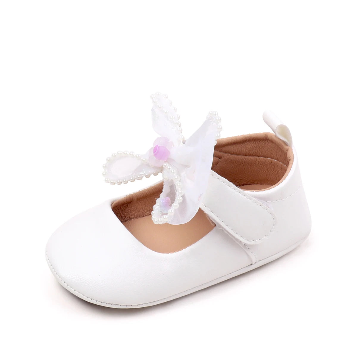 Spring Early Season New Style Rubber-Soled Anti-Slip Girls' Low-Top Toddler Shoes Stylish And Simple Front-Facing Shoes