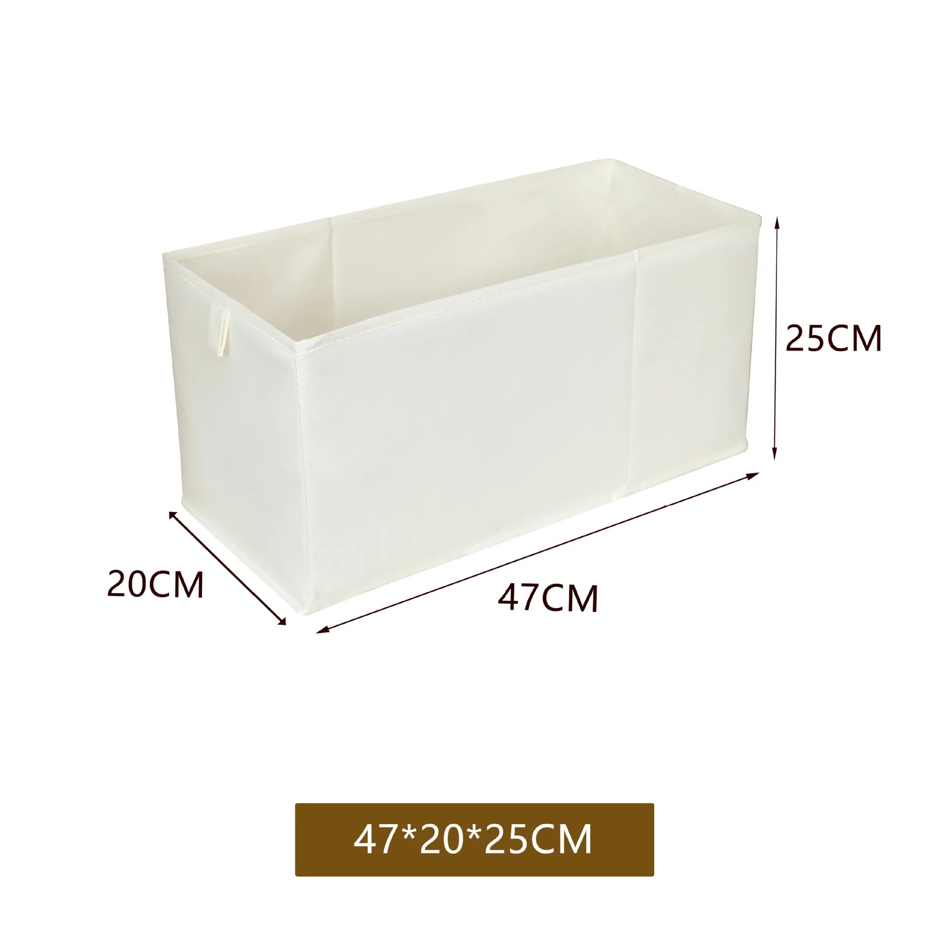 Fabric Foldable Underwear And Pants Storage Box For Cabinets And Drawers, Wardrobe Organizer, Model FFB-100