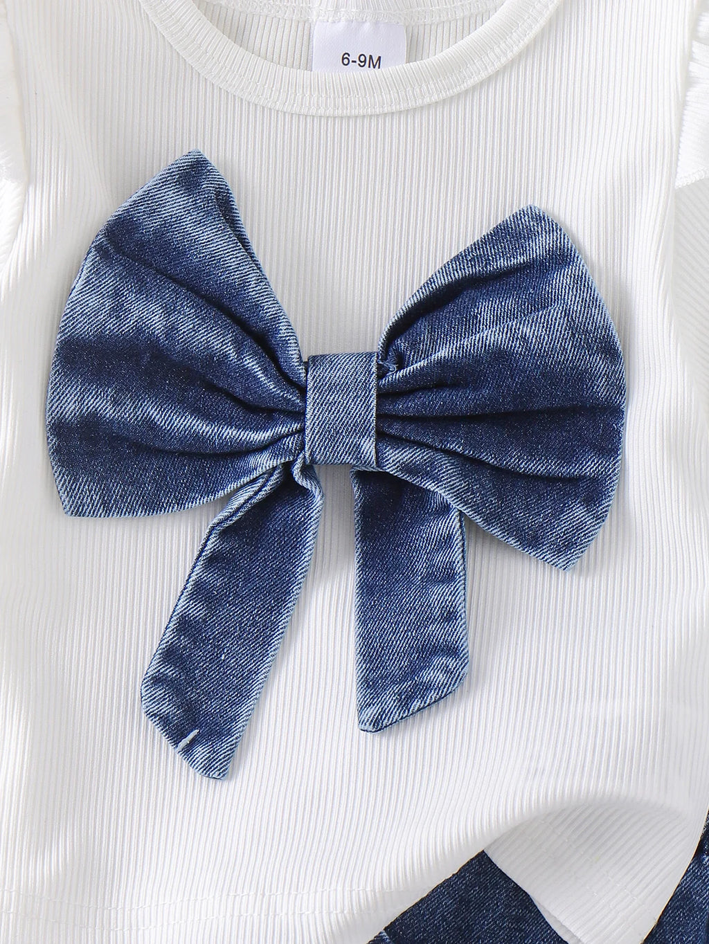 Summer New Style Girls Are Comfortable and Cute 1-3 Years Old White Short-Sleeved T-Shirt + Short Skirt