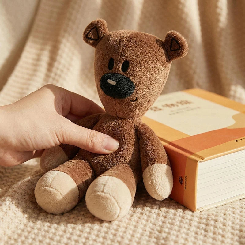 Cute High Quality Fun Mr Bean Teddy Bear Plush Toy Stuffed Animals Cute Coffee Baby Doll Mini Pillow Decor Soft Children Birthda