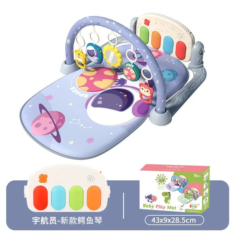 Multifunctional Fitness Frame Baby Floor Mat Play Gym With Piano Keys And Educational Toys Model 001