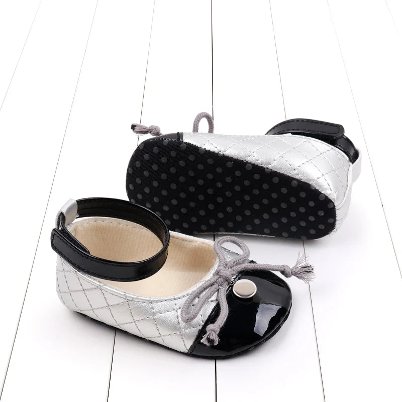 2025 New Fashion Spring and Summer Baby Girl Style Cute Bowknot Sandal Soft Cotton For 0-18 months High Quality PU Baby Shoes