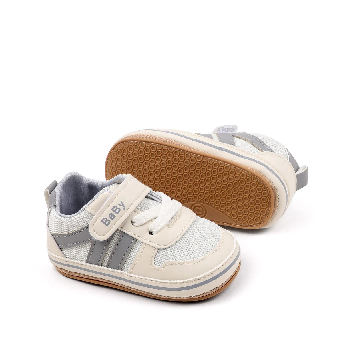 Spring And Autumn Baby Boys And Girls Sports Style Toddler Shoes High Quality PU Leather And Comfortable TPR Sole For 0-18M