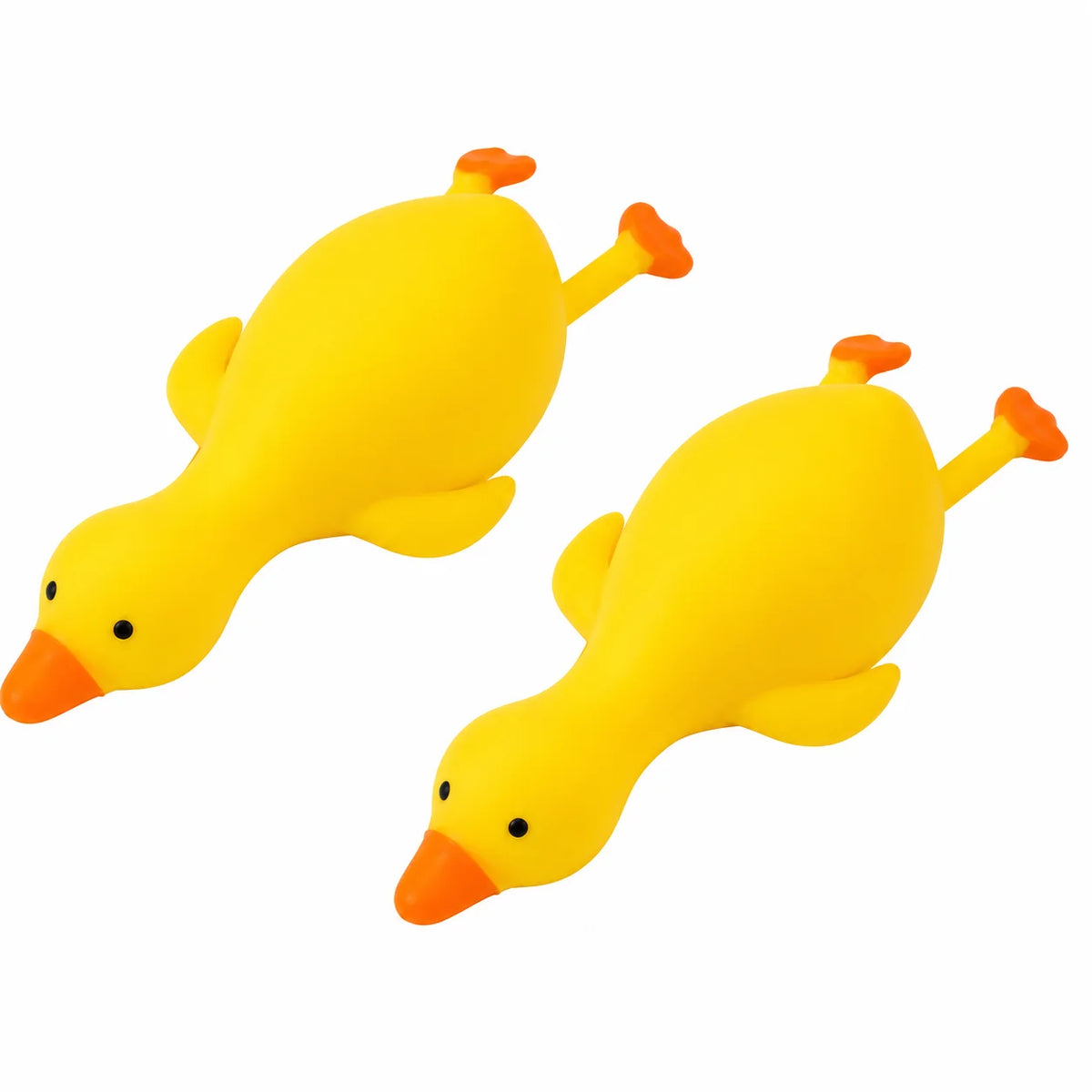 Creative Big Yellow Duck Squishy Toy, TPR Soft Rubber Cartoon Duck Stress Relief Squeeze Toy, Slow Rising Fidget Sensory Toy