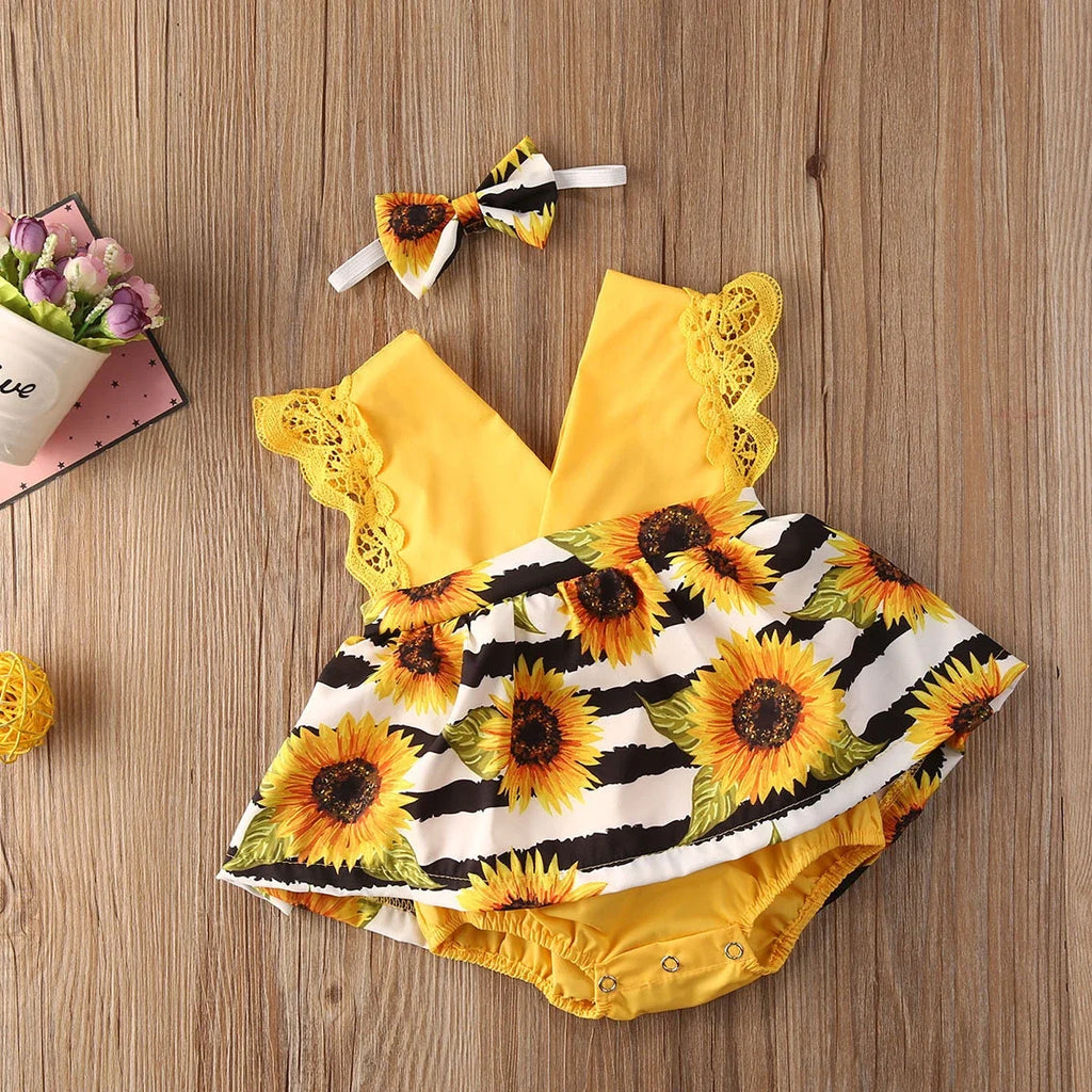 Baby Girl Dress New 2-piece Red Flower Baby Clothing Newborn Girl Lace Dress Princess Skirt Clothing 0-24M Princess Dress