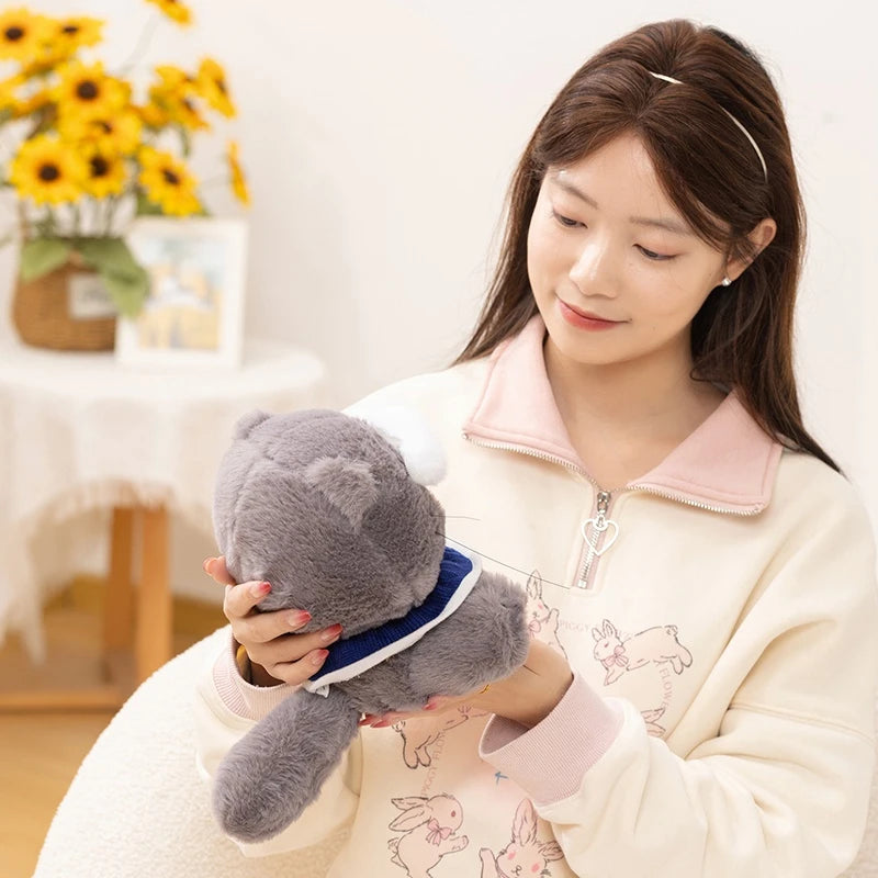 Hot Cute Cartoon Cloud Cat Gd G-dragon Cat Doll Zoa Gas Tank Cat Plush Toy Doll Accessories Cat Doll Bag Pendant Children's Gift