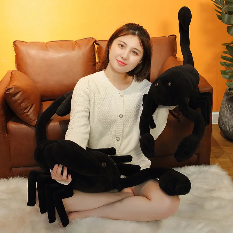 Lifelike Big Size Black Scorpion Plush Toys Simulation Pet Animal Creative Dolls Stuffed Toys For Christmas Birthday