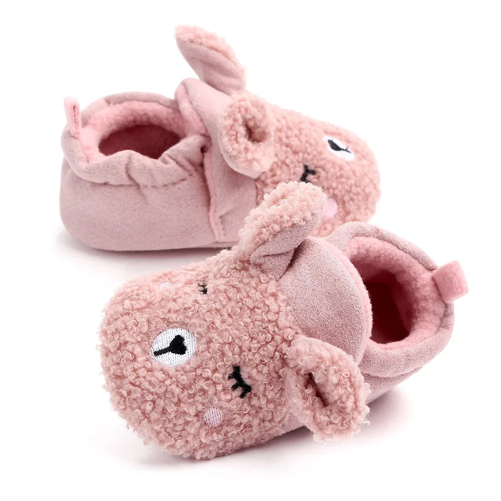 Baby Winter Shoes Cute Animal Ear Soft Cotton Warm and Comfortable for 0-18 Months Boys and Girls 2024 New Fashion  D2028 D2097