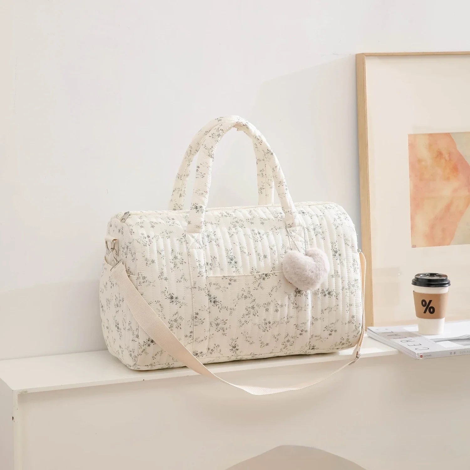 Embroidery Floral Mommy Bag Large Capacity Diaper Bag Maternity Travel Handbag Storage Boston Shoulder Bags Baby Items Organizer