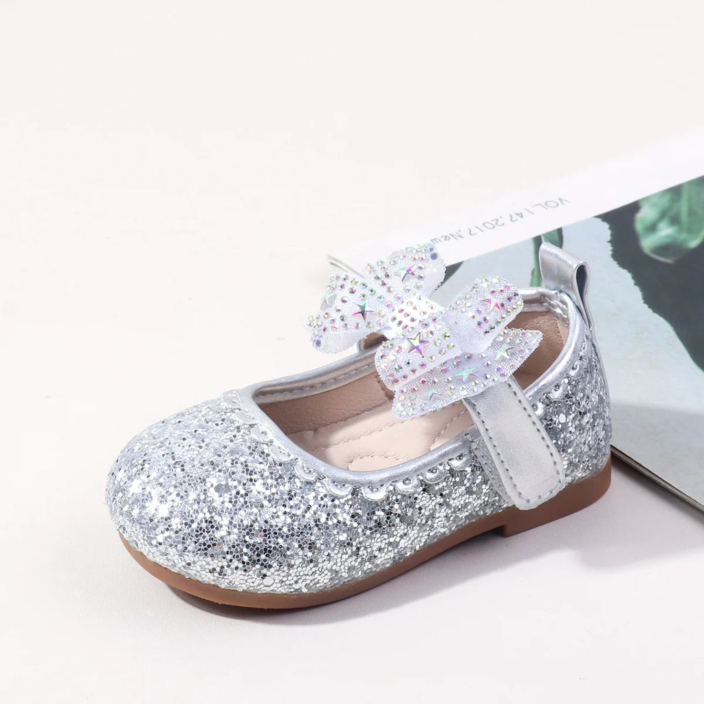 2025 New Summer Autumn Baby Girls First Walking Toddler Shoes Fashion Sequins Baby Girl Sandals For 0-3Y Kids Princess Shoes