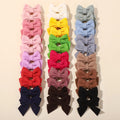 40Pcs random color cheer bow hairgripes for girls hair bangs lovely bowknot hairclip boutique kids headwear barrette