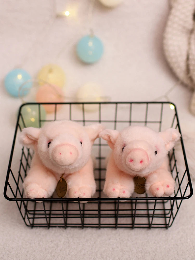 Lifelike Pig Plush Toy Soft Stuffed Animal Simulation Piggy Doll Cute Birthday Gift for Girls And Boys