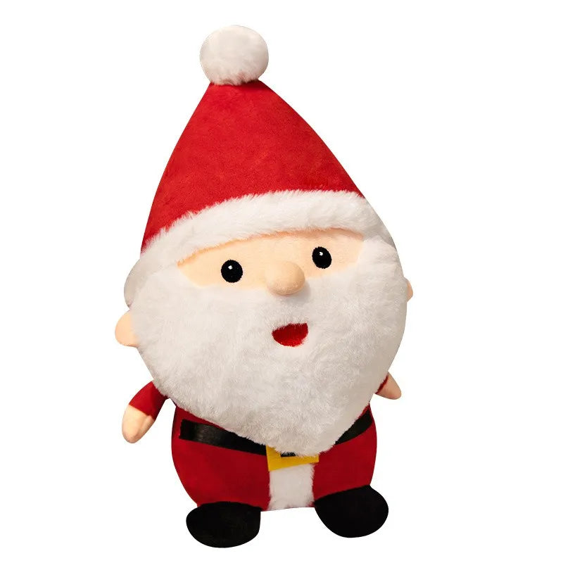 1pc 23cm-50cm Cute Santa Claus Snowman Elk Granny Plush Toys Christmas Decor Dolls Stuffed Soft For Baby Kids Gift