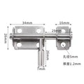 Montessori Busy Board DIY Accessories Unlock Door Latch Anti Theft Lock Wheel Educational toys Sensory Training For Children Toy