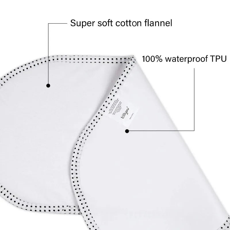 Soft Waterproof Newborn Baby Changing Pad Pee Proof Diaper Mat Nursing Sheet