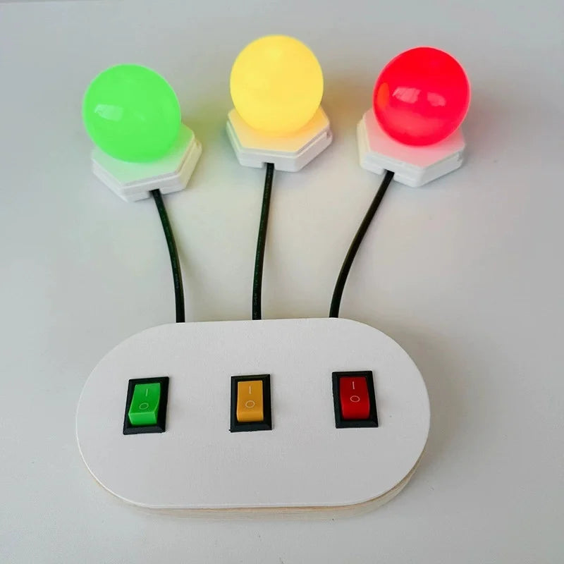 Montessori Busy Board Wooden Sensory Activity Led Switches Gears Maze Lacing For Toddlers Fine Motor Skills
