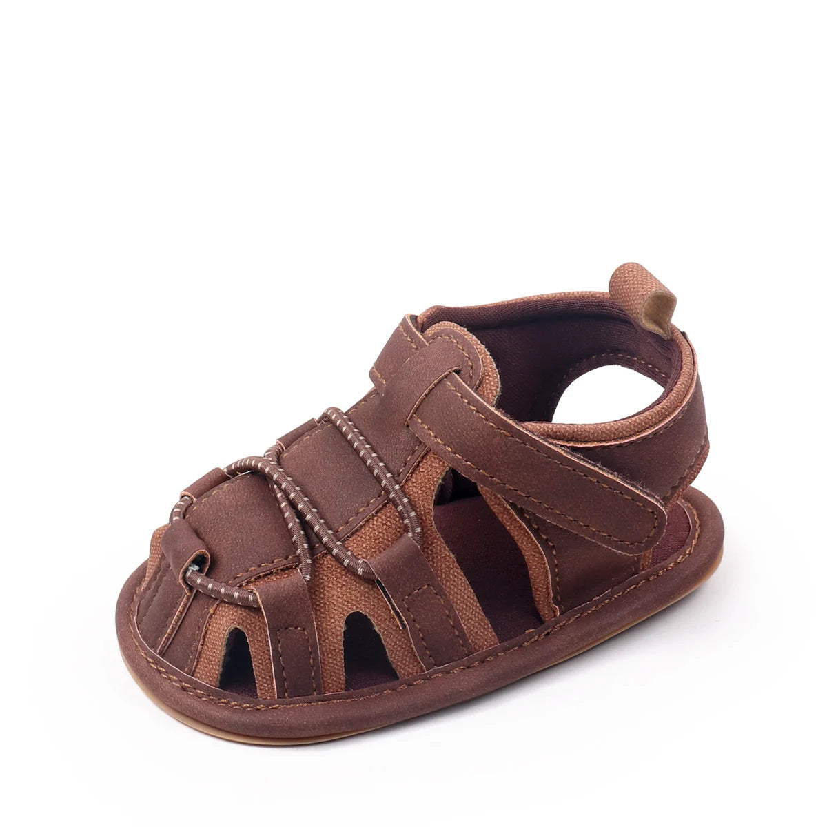Velcro Baby Shoes Soft Sole Anti Slip Learning To Walk Sandals For Boys And Girls With Velcro Strap