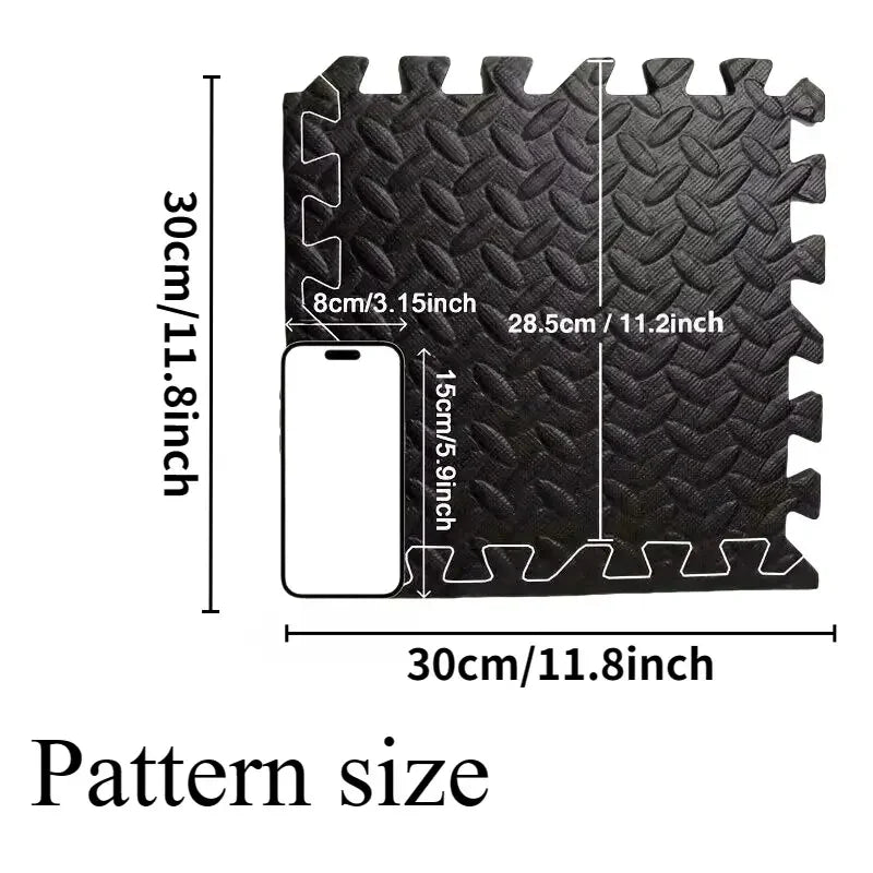 3/6/9/12/16Pcs Hot Sale EVA Foam Floor Tiles 30x30x1CM Interlocking Floor Mat Multi-Purpose Puzzle Gym Mat for Indoor Gym Home
