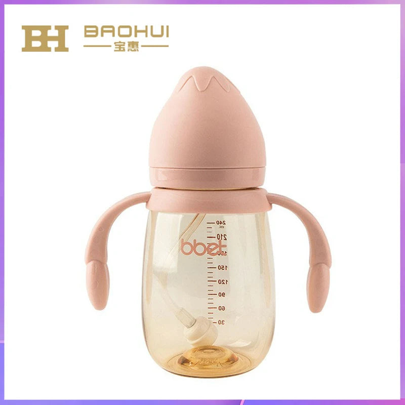 Anti-colic bottle/newborn baby bottle/90ML 240ML 300ML PPSU large capacity bottle/wide calibre baby bottle/drinking cup/BPA-free
