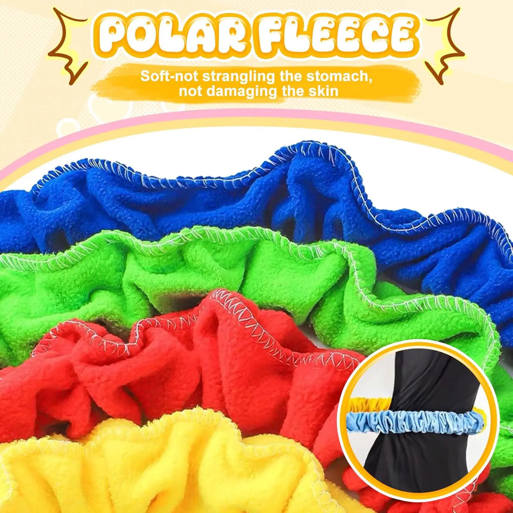 Elastic Rainbow Rope Stretchy Band Running Pull Circle Outdoor Team Sports Kindergarten Physical Training Equipment Outdoor Toy
