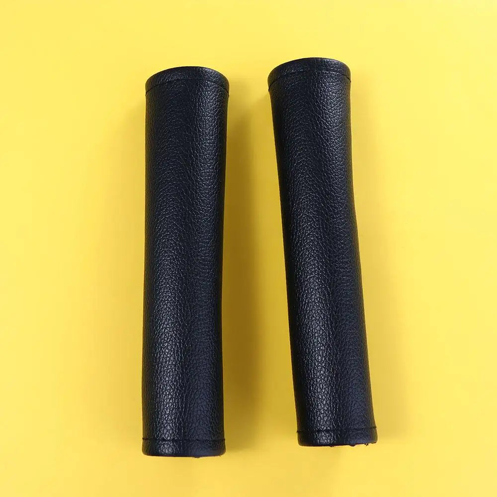 Handle Cover Antifouling Zipper Baby Car Cart Cover Stroller Handle Cover PU Leather Handle Covers Pushchair Armrest Protector