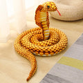 1pc 80/170/240cm Simulated Colorful Cobra Plush Toy Stuffed Animals Snakes Plushies Doll Funny Spoof Joke Soft Toys Home Decor