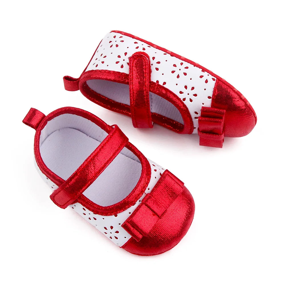2025 Hot Selling New Style Spring Autumn Newborn Baby First  Toddler Shoes Cute Bow Princess Shoes New Casual Shoes For 0-18M