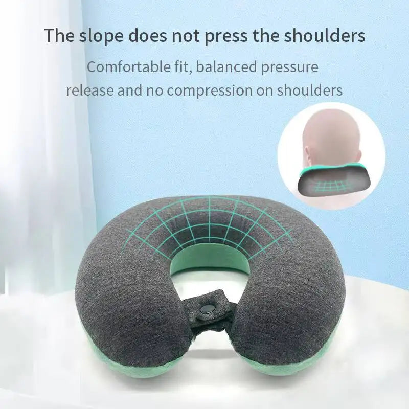 New Baby Headrest U-Shaped Portable Memory Foam Neck Support Children's Pillows Travel Pillow Breathable Soft Body Accessory