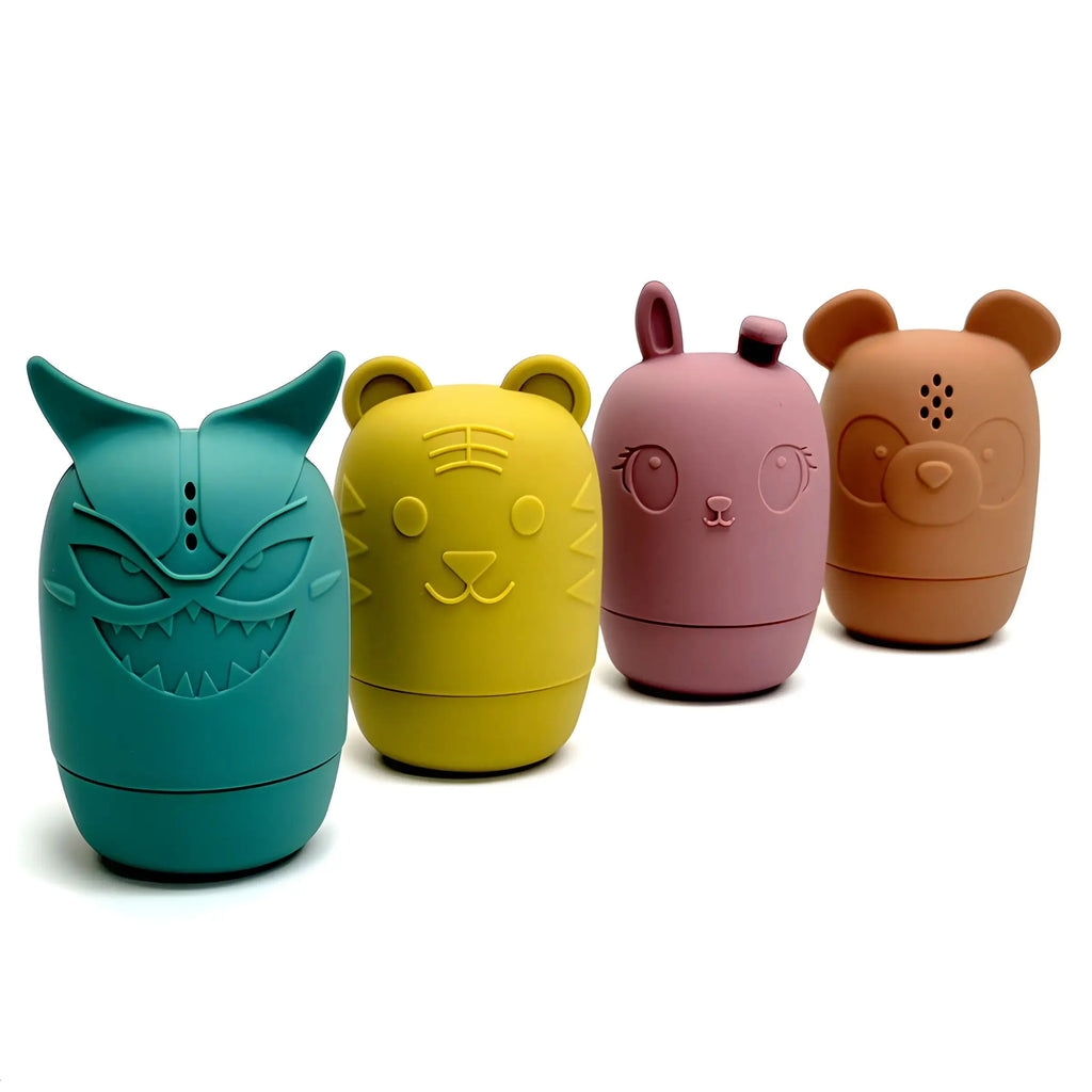 Silicone Bath Toys Animal Shape Baby Interactive Bathroom Toys Children Water Play Toys