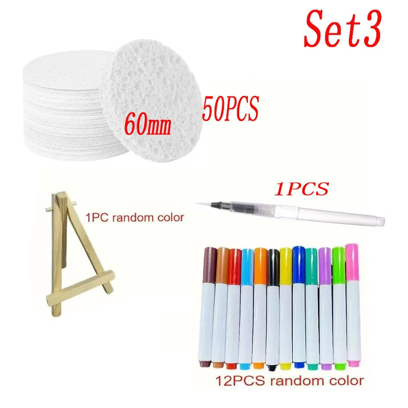 3D Magic Puffy Foam Texture Painting Paper for Kids DIY Drawing Art Educational Craft Sponge Canvas Board Handicraft Toy