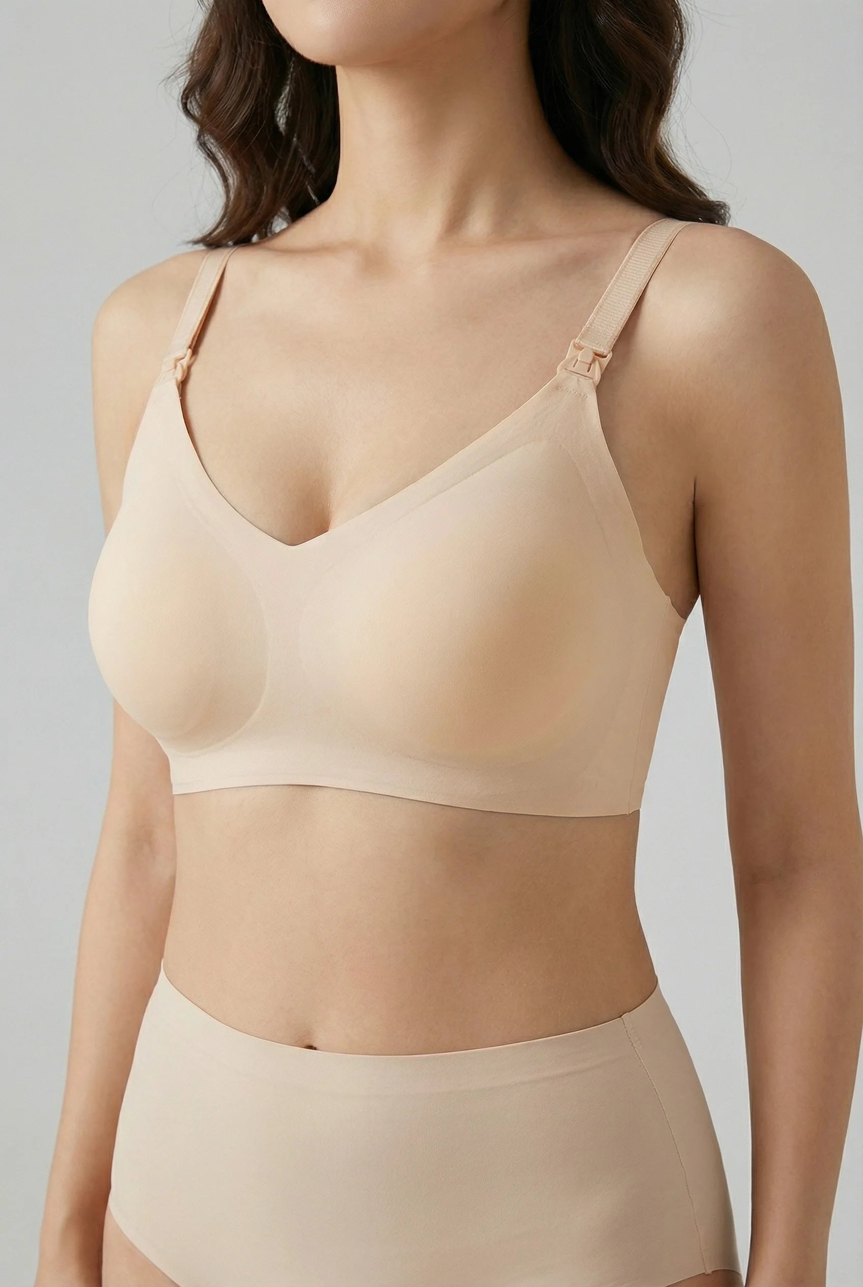 3 PCS Breastfeeding Bra With Multiple Colors Available, Jelly Style, Comfortable, Seamless, No Steel Rims, Front Opening Bra