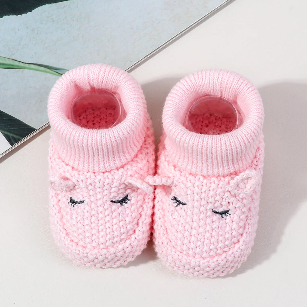 Baby Sock Thickened Wool Loops For Autumn And Winter Baby Floor Sock Indoor Cartoon Anti-Slip Toddler Walking Sock